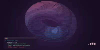Ciambella 3D disegnata in caratteri ASCII con i risultati di ctx-run in sovrimpressione