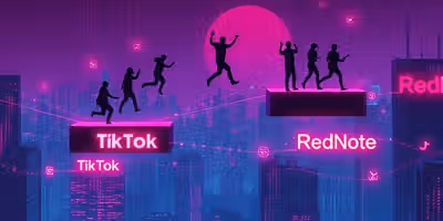 RedNote vs TikTok Social Migration