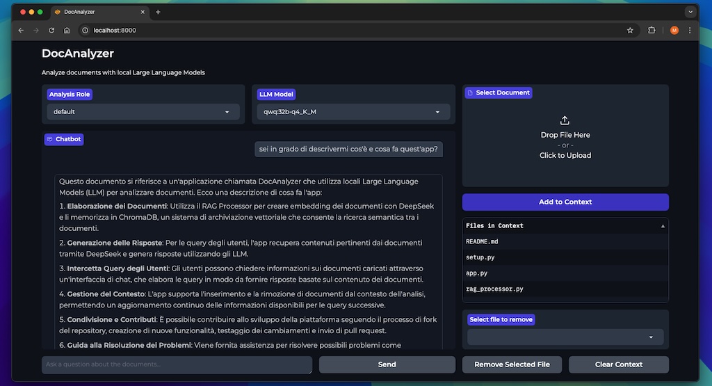 Doc Analyzer supporto multi-formato